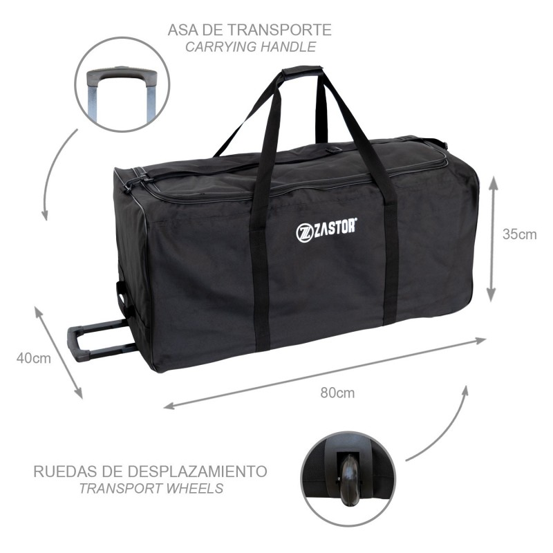 Bolsa Equipamiento Ruedas Zastor Trope 110 Negro