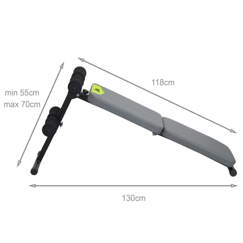 Banco Abdominales Plegable Maximpro Atlas