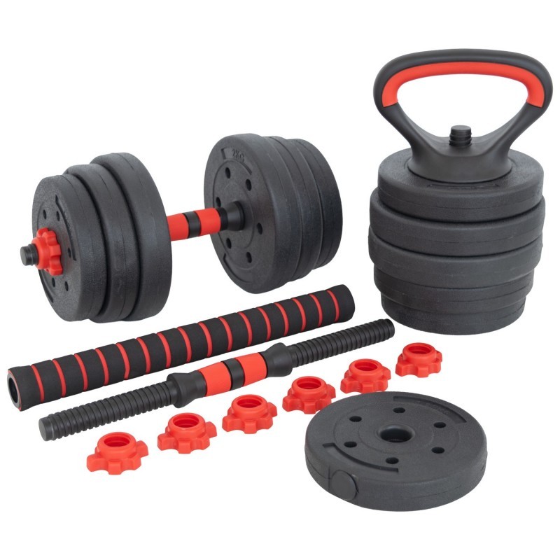 set de mancuernas de entrenamiento