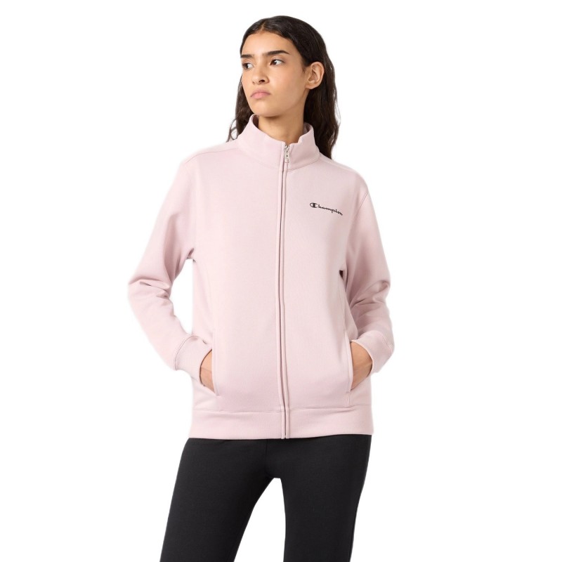 Chándal Champion Full Zip Suit Malva/Negro