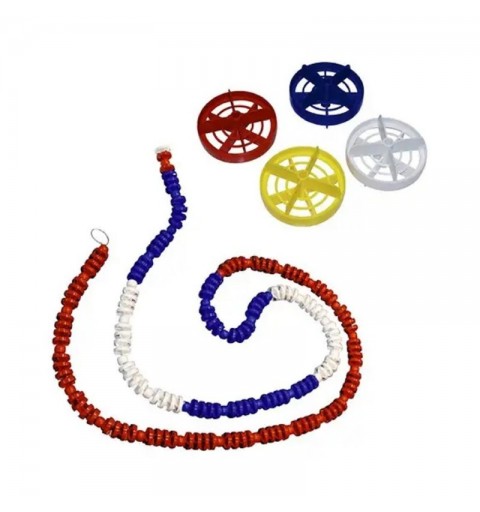 Corchera Natación Helicoides Cuerda Y Mosquetón