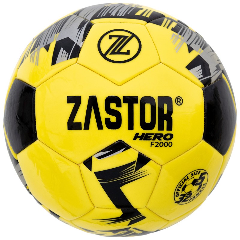 Balón Fútbol Zastor Hero 5F2000 Amarillo/Negro T-5