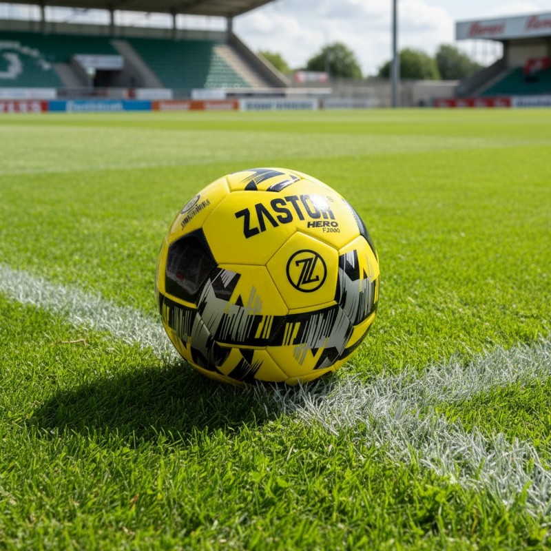 Balón Fútbol Zastor Hero 5F2000 Amarillo/Negro T-5