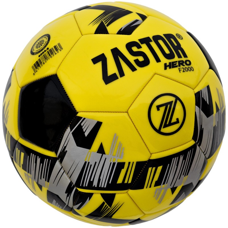 Balón Fútbol Zastor Hero 5F2000 Amarillo/Negro T-5