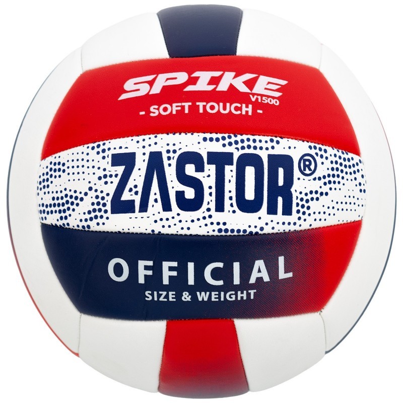 Balón Voleibol Zastor Spike 5V1500 Rojo/Azul T-5