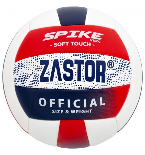 Balón Voleibol Zastor Spike 5V1500 Rojo/Azul T-5