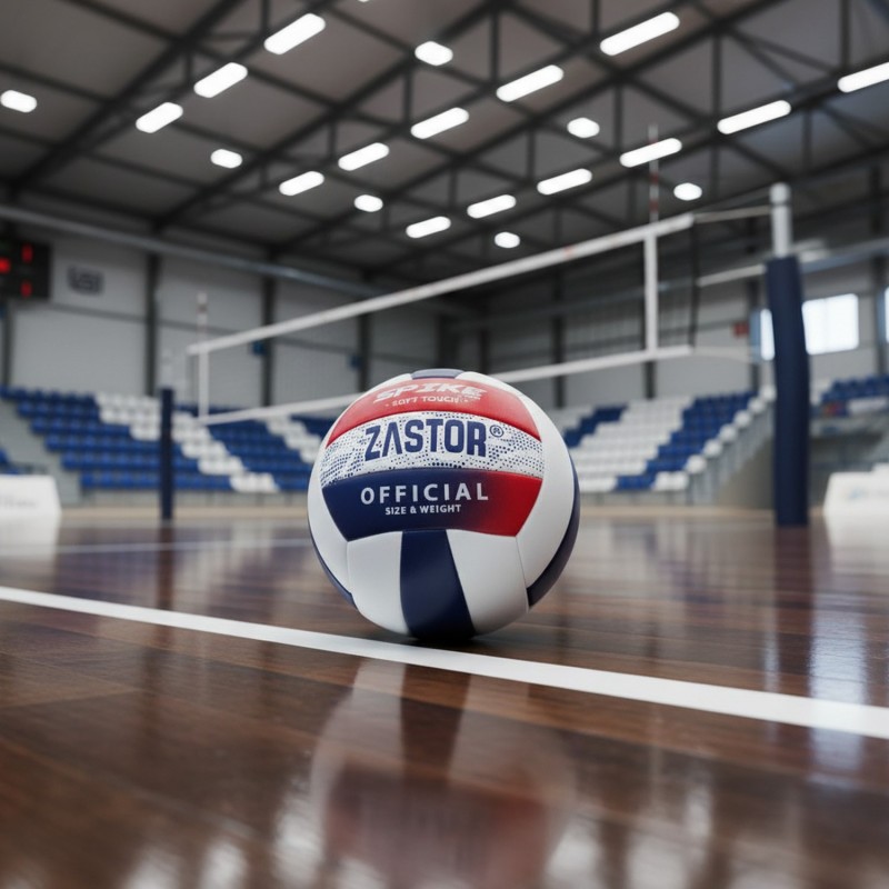 Balón Voleibol Zastor Spike 5V1500 Rojo/Azul T-5