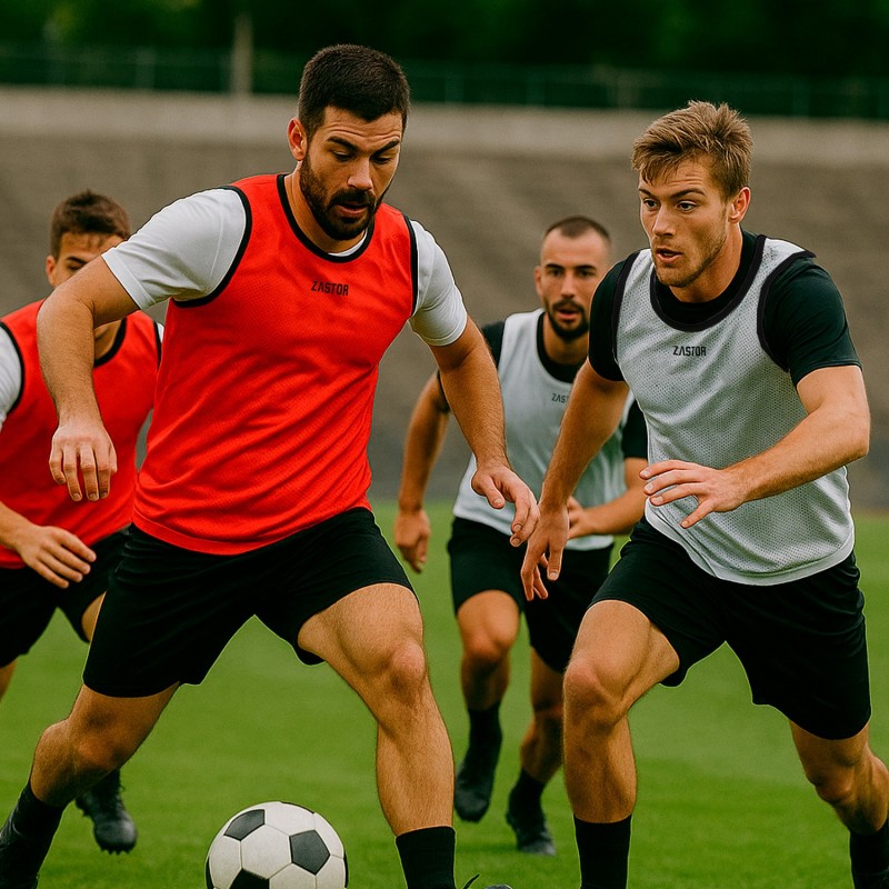 Peto Entrenamiento Reversible Zastor Ressy Rojo/Blanco