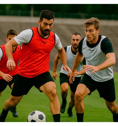 Peto Entrenamiento Reversible Zastor Ressy Rojo/Blanco