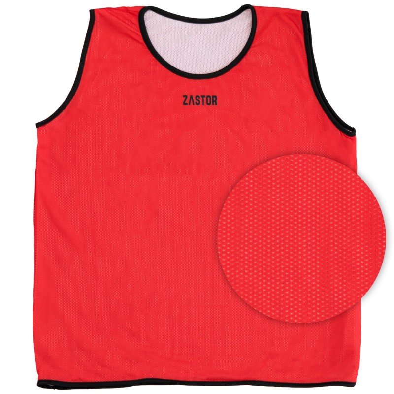 Peto Entrenamiento Reversible Zastor Ressy Rojo/Blanco