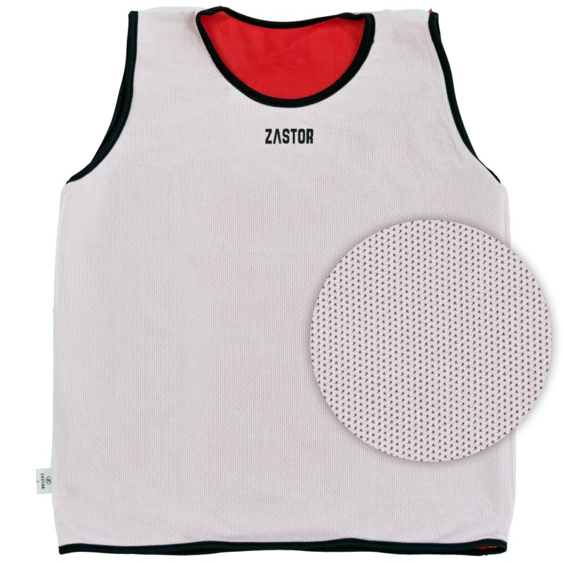 Peto Entrenamiento Reversible Zastor Ressy Rojo/Blanco