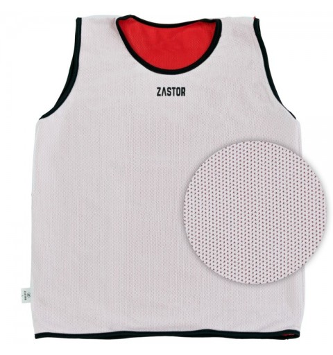 Peto Entrenamiento Reversible Zastor Ressy Rojo/Blanco