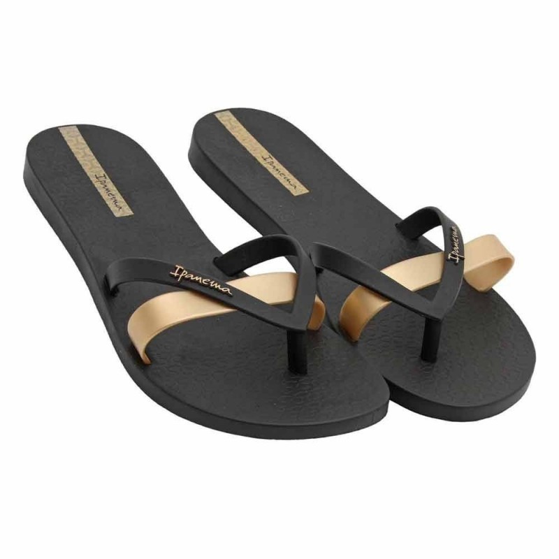 Ipanema Kirei Fem Negro/Dorado