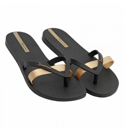 Ipanema Kirei Fem Negro/Dorado