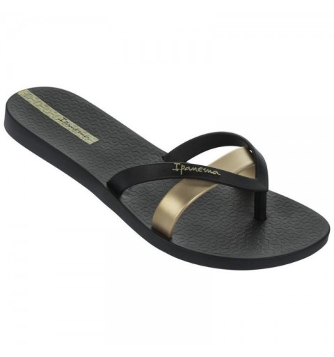 Ipanema Kirei Fem Negro/Dorado