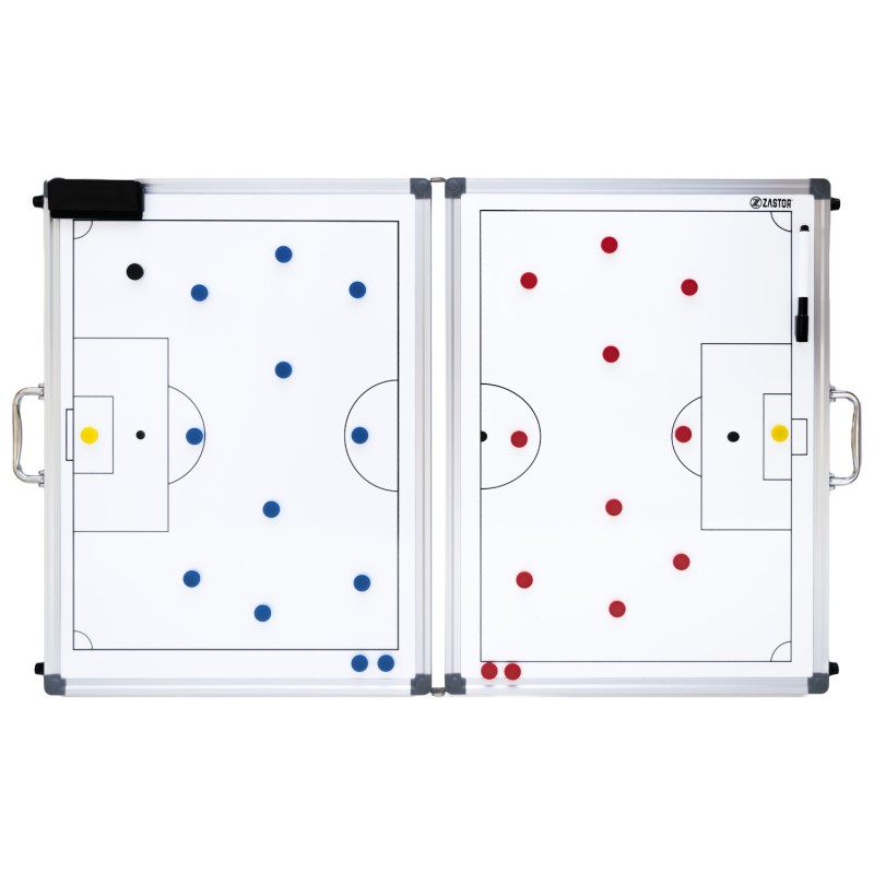 Pizarra Tácticas Plegable Zastor Fútbol 60x90 cm
