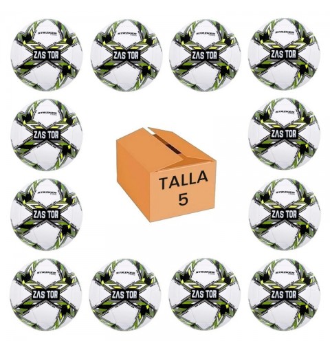 Pack 12 Balones Fútbol Zastor Striker 5F2000 T-5