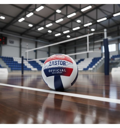 Pack 12 Balones Voleibol Zastor Spike 5V1500 Rojo/Azul T-5