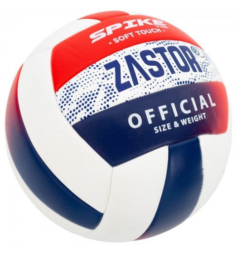 Pack 12 Balones Voleibol Zastor Spike 5V1500 Rojo/Azul T-5
