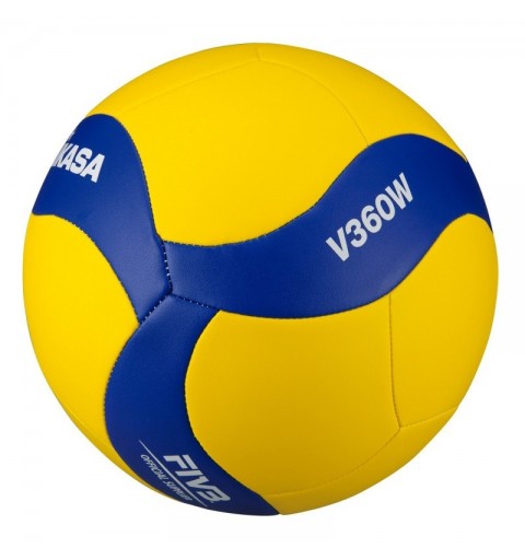 Balón Voleibol Mikasa V360W Amarillo/Azul T-5
