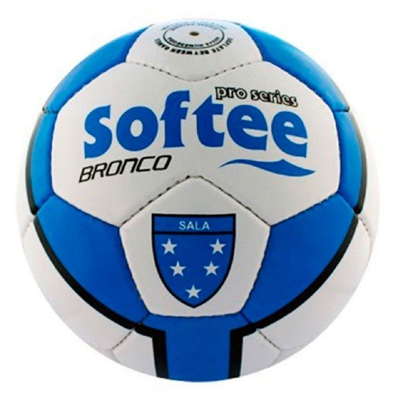 Balón Fútbol Sala Softee Bronco Azul/Blanco T-62