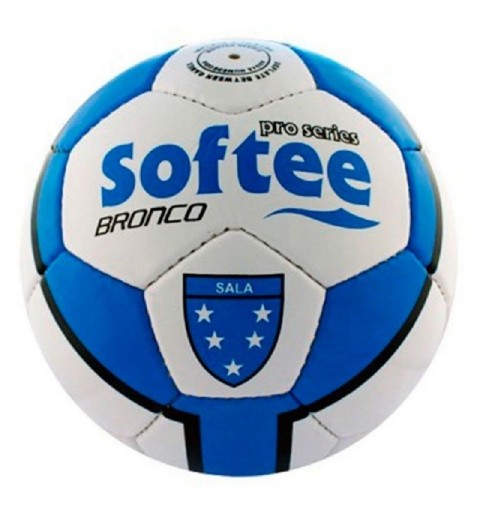 Balón Fútbol Sala Softee Bronco Azul/Blanco T-62