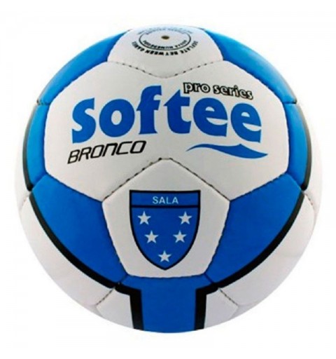Balón Fútbol Sala Softee Bronco Azul/Blanco T-62