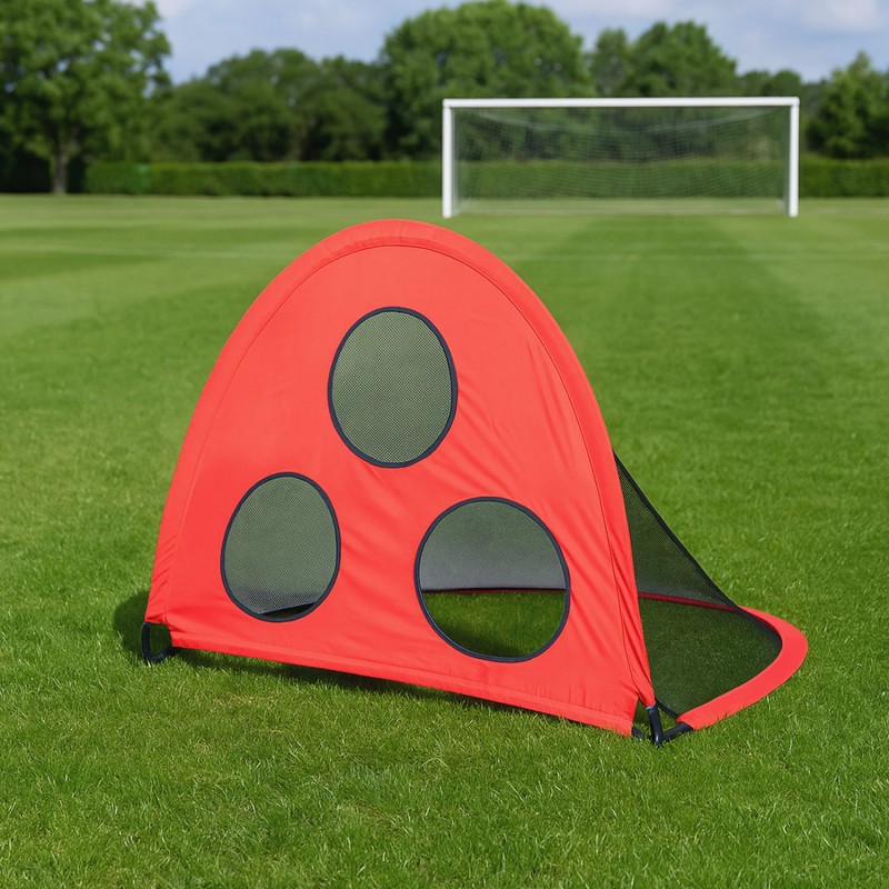 Portería Plegable Zastor Bool Rojo/Negro