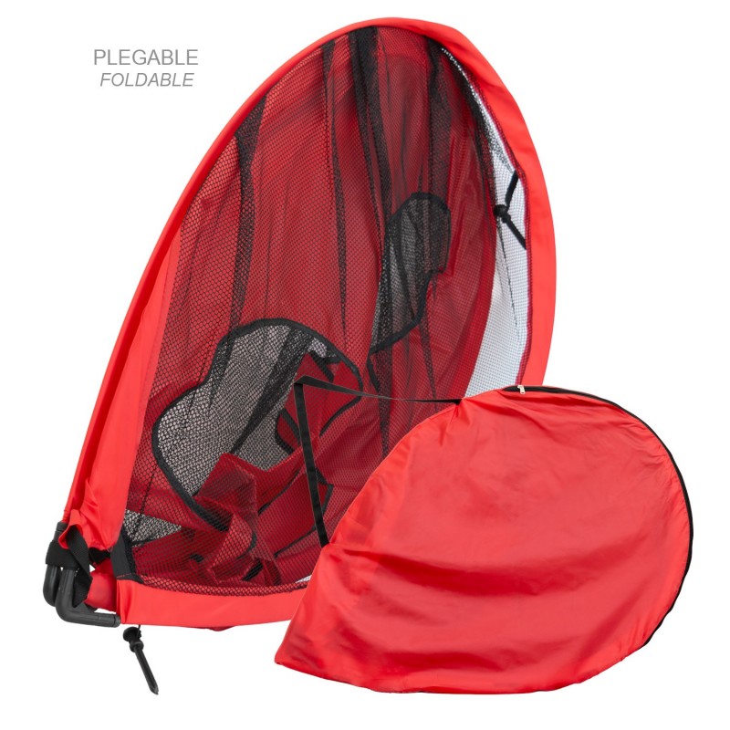 Portería Plegable Zastor Bool Rojo/Negro