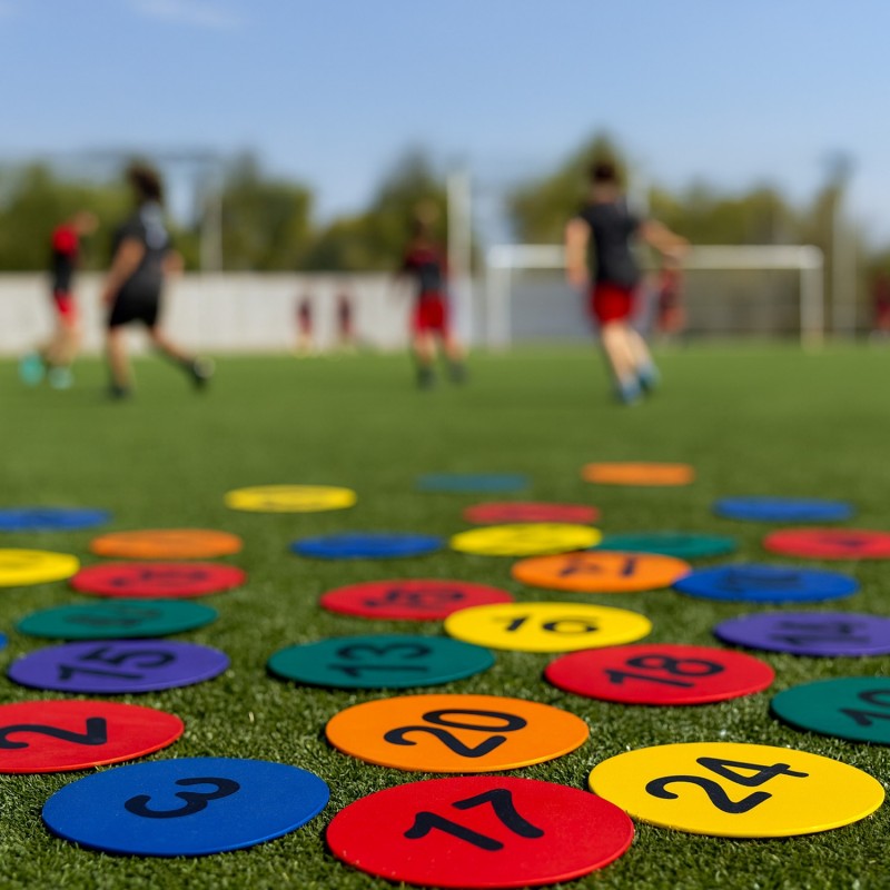 Set 24 Discos Entrenamiento Numerados Zastor Sol-Rank