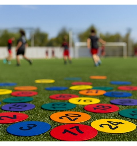 Set 24 Discos Entrenamiento Numerados Zastor Sol-Rank