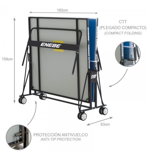 Mesa Ping Pong Enebe Tornado Outdoor