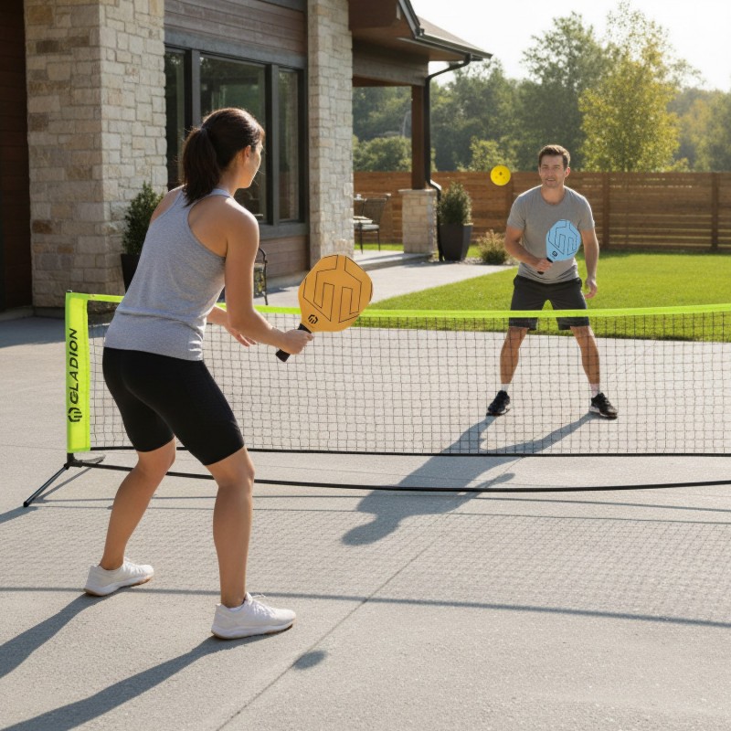 Set Red Pickleball Gladion Playcourt
