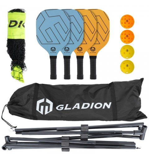 Set Red Pickleball Gladion Playcourt