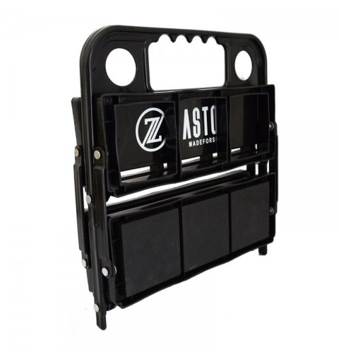 Pack 6 Botellas 750 ml con Botellero Plegable Negro