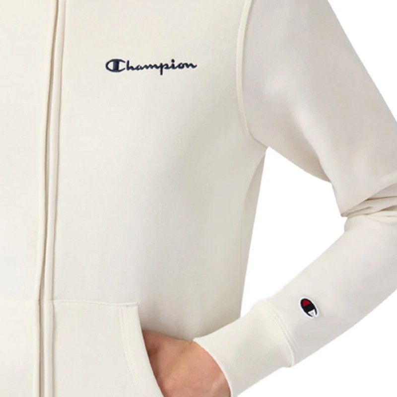 Sudadera Champion Full Zip Sweatsh Crudo