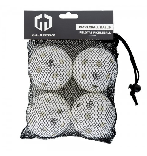 Set 4 Pelotas Pickleball Gladion Tirq Indoor