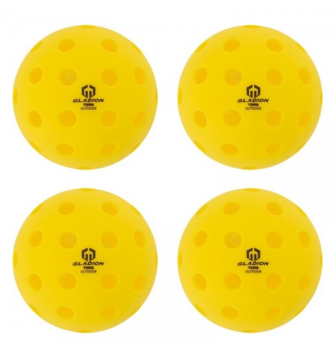 Set 4 Pelotas Pickleball Gladion Torq Outdoor