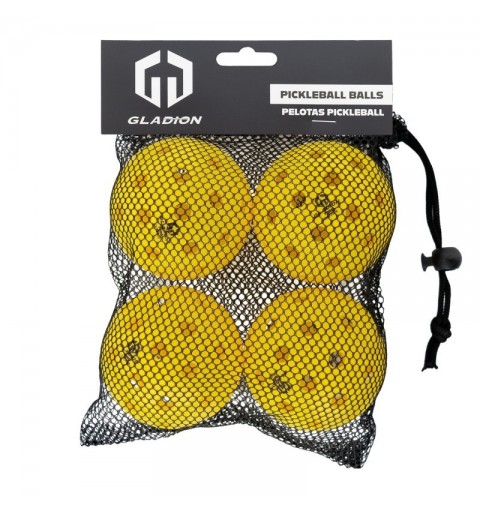 Set 4 Pelotas Pickleball Gladion Torq Outdoor