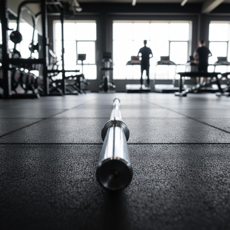 barra levantamiento pesas