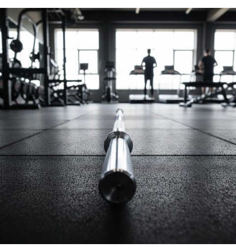 barra levantamiento pesas