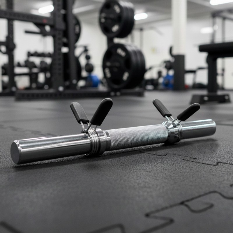 Barra Mancuerna Maximpro Ziva 35cm C/Fijaciones Muelles