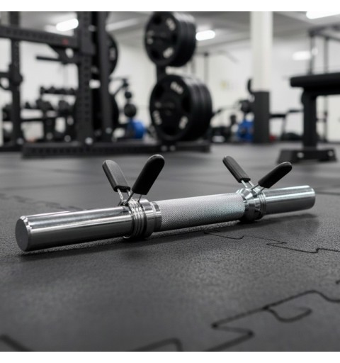 Barra Mancuerna Maximpro Ziva 35cm C/Fijaciones Muelles