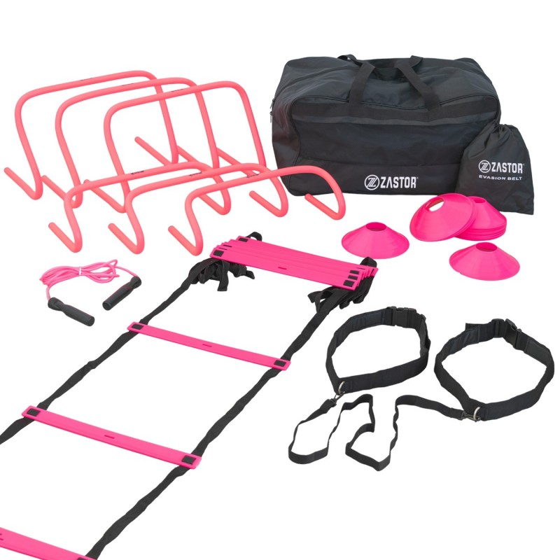set entrenamiento rosa