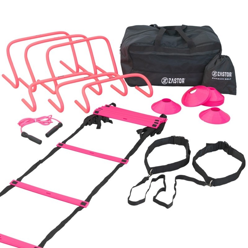 set entrenamiento rosa