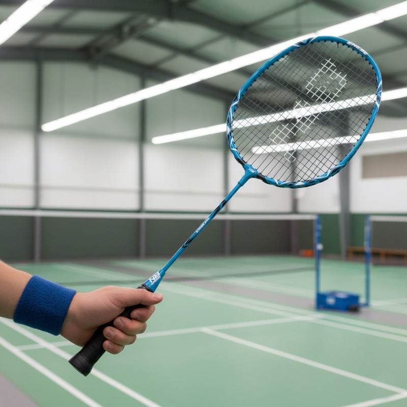 raqueta ligera de badminton