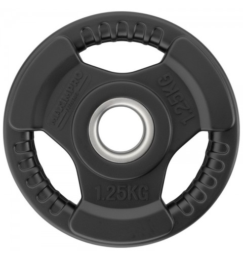 Set 2 Discos Caucho Maximpro Masos C/Agarre 1'25kg