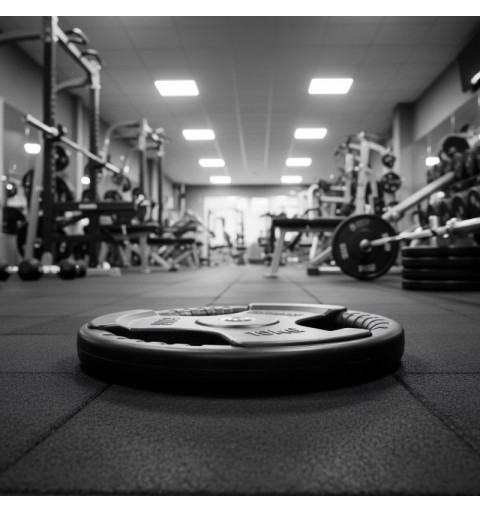 Disco Caucho Maximpro Masos C/Agarre 15kg