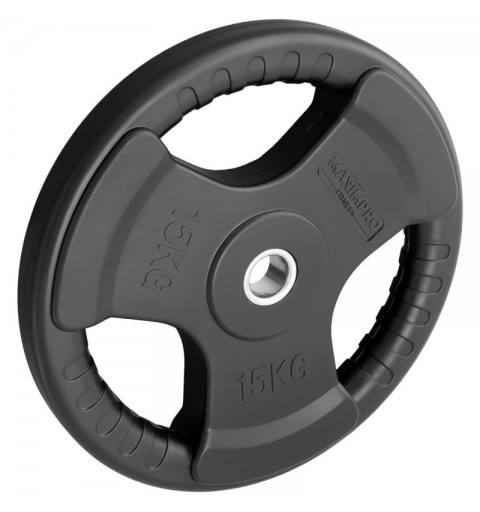 Disco Caucho Maximpro Masos C/Agarre 15kg