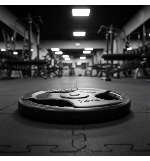 Disco Caucho Maximpro Masos C/Agarre 20kg